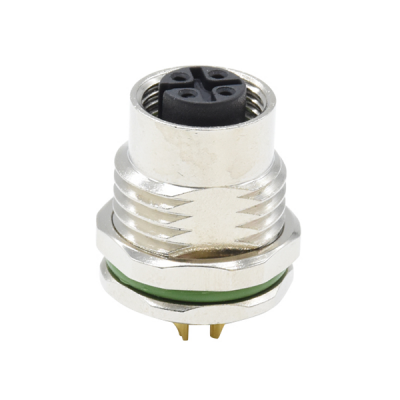 M12,A-coded,Female socket.solder